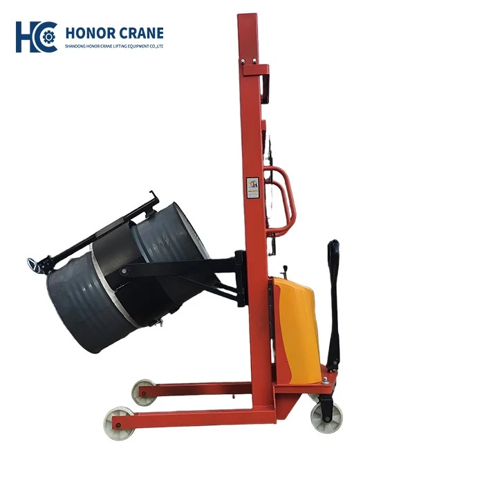 Semi Electric Drum Pallet Truck Lifter